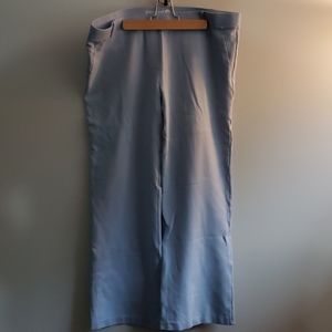 Betabrand blue bootleg pants